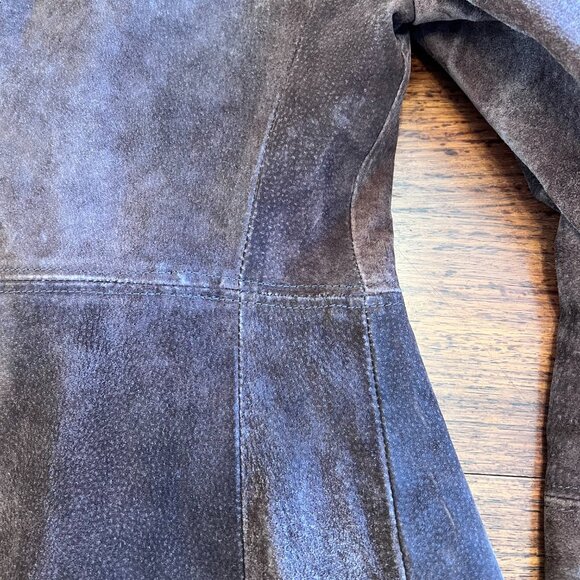 Alfred Suede and Shearling Collared Jacket - Picture 7 of 16